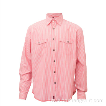 High Quality Cheap Pink Summer Casual Wear Shirt